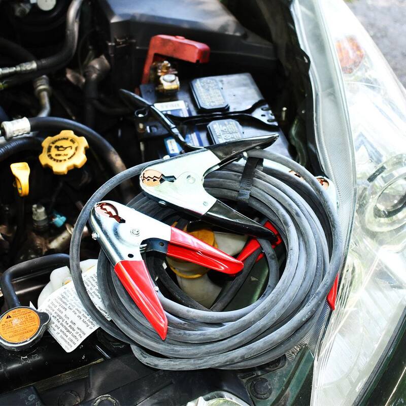Forney 20 ft. 4-Gauge Heavy Duty Battery Jumper Cables - 52867