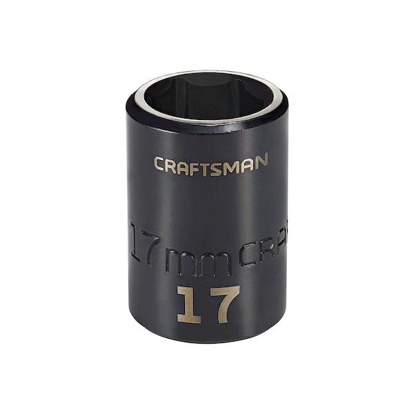 Craftsman Sockets, 1/2" Drive 17mm Metric Impact S - CMMT15865