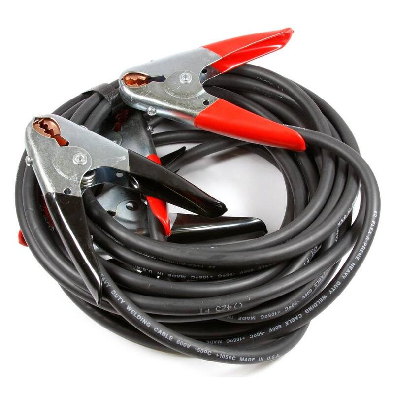 Forney 25 ft. 4-Gauge Heavy Duty Battery Jumper Cables - 52868