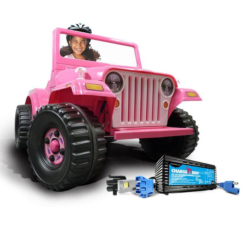 Schumacher Electric Charge ‘n Ride 6-Volt/12-Volt 3-Amp Universal Battery Charger for Ride-on Toys – Fully Automatic - CR1