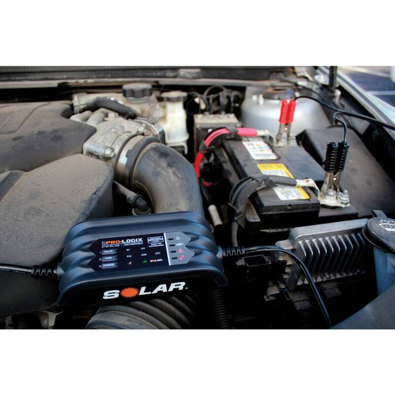 CLORE AUTOMOTIVE 6/12-Volt 4 Amp Intelligent Battery Charger, Battery Maintainer with Power Recovery Mode - PL2140