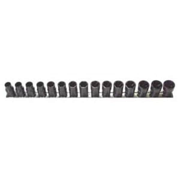 H.B. Products H.B. Products TRTSCS5015B 15 Piece Combination Turbo Socket Set .5 - TRTSCS5015B