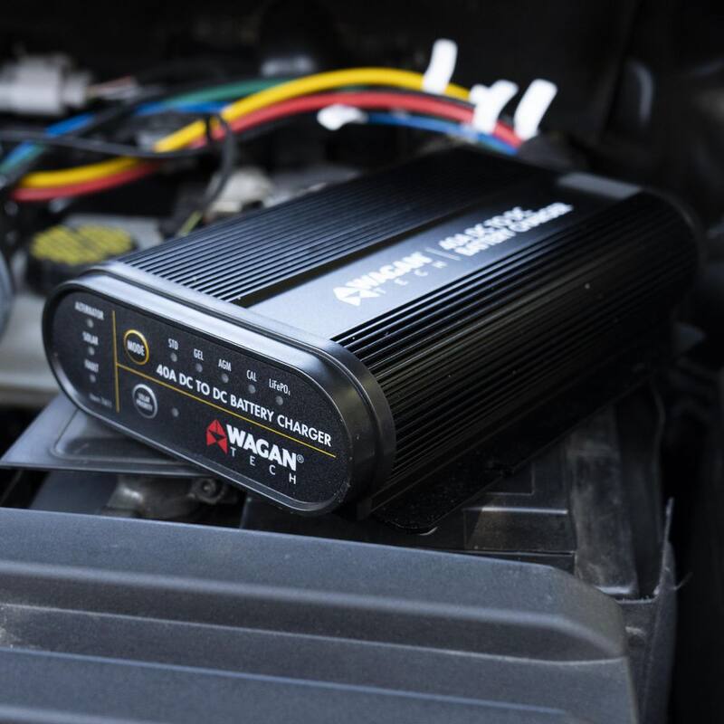 Wagan Tech 12-Volt 40Amp DC-To-DC Battery Charger - EL7411