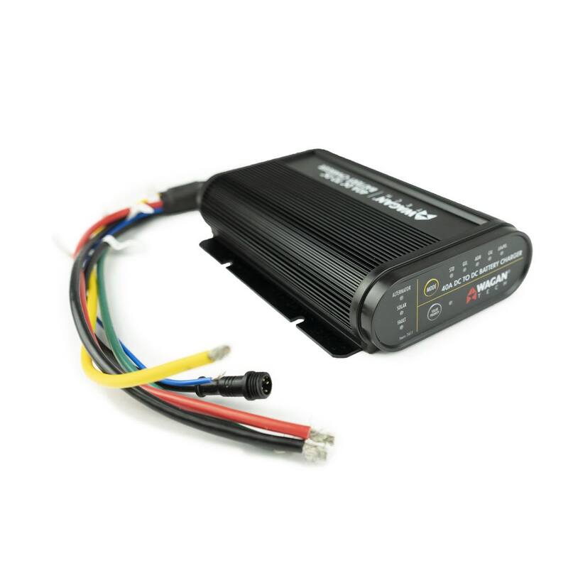 Wagan Tech 12-Volt 40Amp DC-To-DC Battery Charger - EL7411