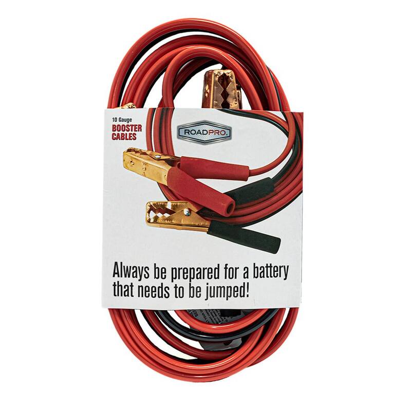 RoadPro 10 Gauge Booster Cables - RP04852