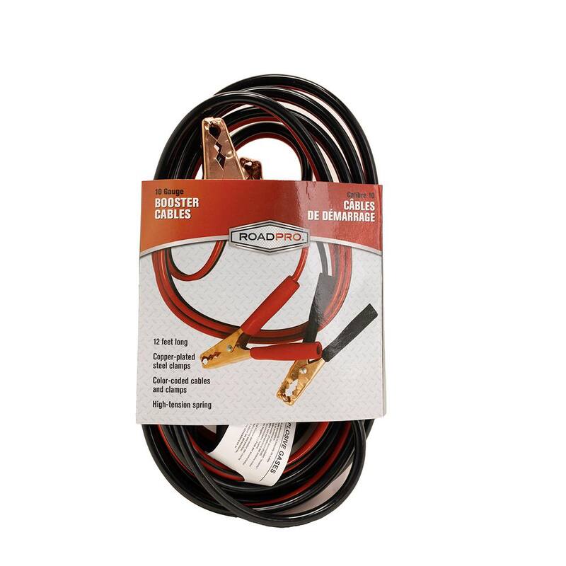RoadPro 10 Gauge Booster Cables - RP04852