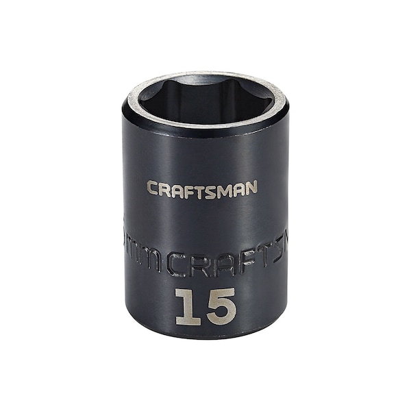 Craftsman Sockets, 3/8" Drive 15mm Metric Impact S - CMMT15844
