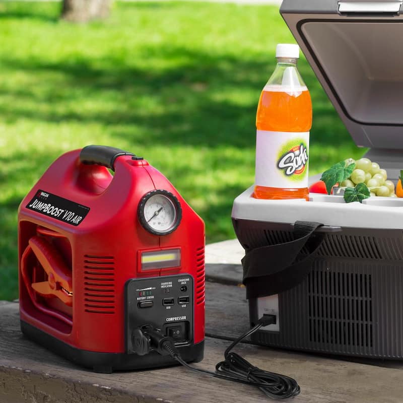 Wagan Tech JumpBoost V10 Air 1200 Peak Amp Jump Starter with 150 PSI Air Compressor - 7556