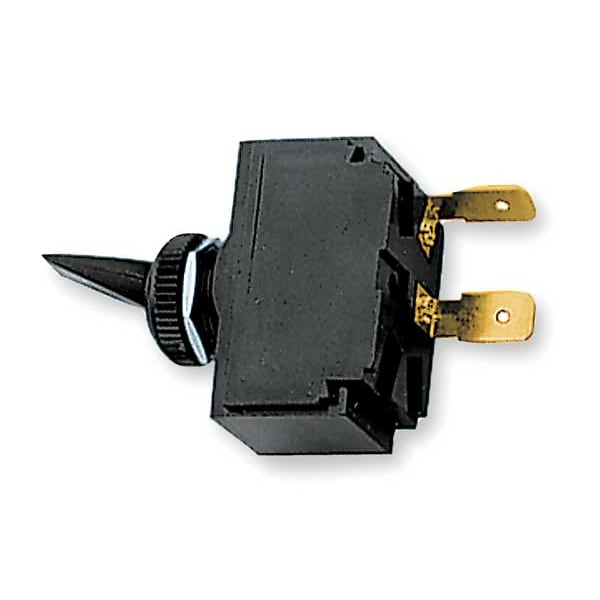 Interruptor basculante marino Hubbell Wiring Device-Kellems, SPST, 2 conexiones, Encendido/Apagado/Encendido, 15A @ 12VDC - M11MSP