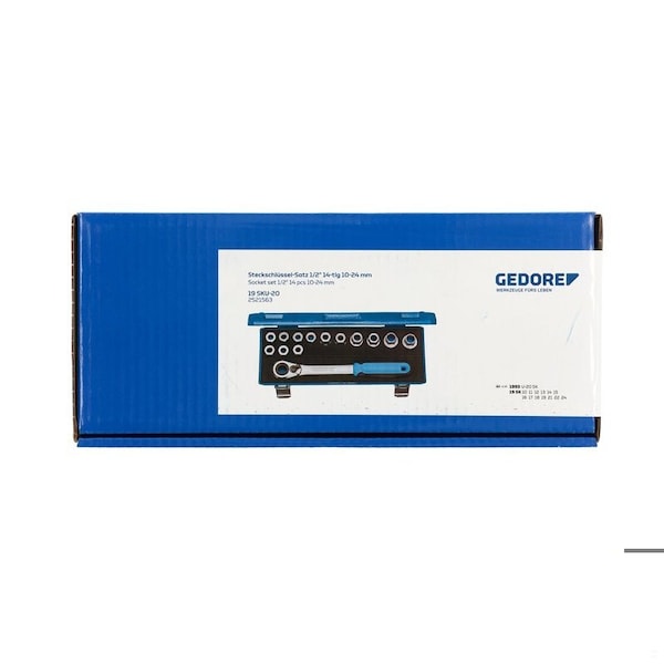 Gedore 1/2" Drive Socket Set - 19 SKU-20