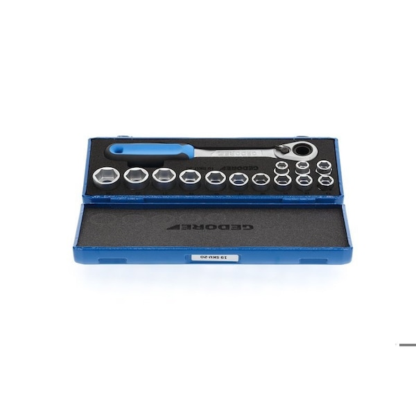 Gedore 1/2" Drive Socket Set - 19 SKU-20