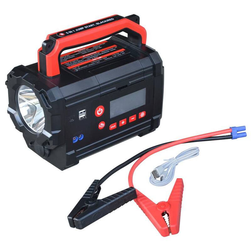 BRIDGELAND 5 in 1 Portable Jump Starter Power Pack 99 PSI Air Pump - 91048