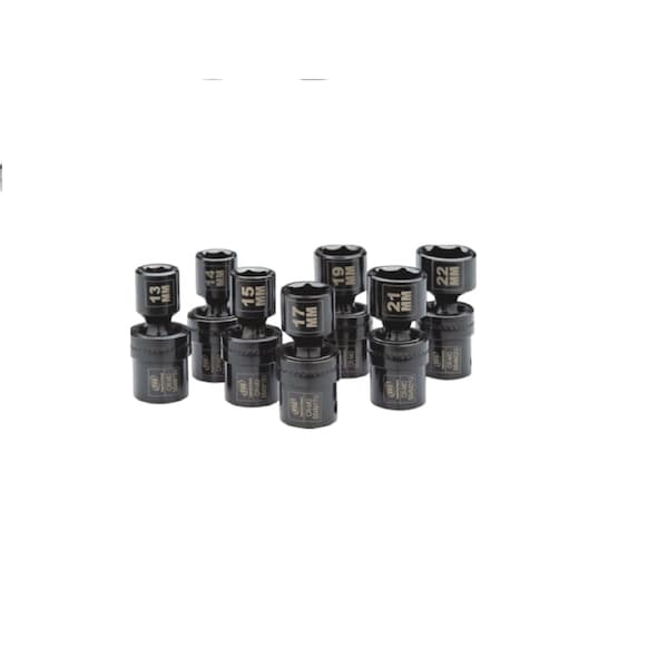 Ingersoll-Rand Socket Set 7 PC 1/2 IN Drive Metric Universal - IRTSK4M7UN