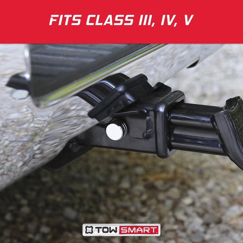 TowSmart Class 5 5/8 in. Barrel Style Receiver Lock 4 in. Span fits 2 in., 2-1/2 in. and 3 in. Receivers - 7279