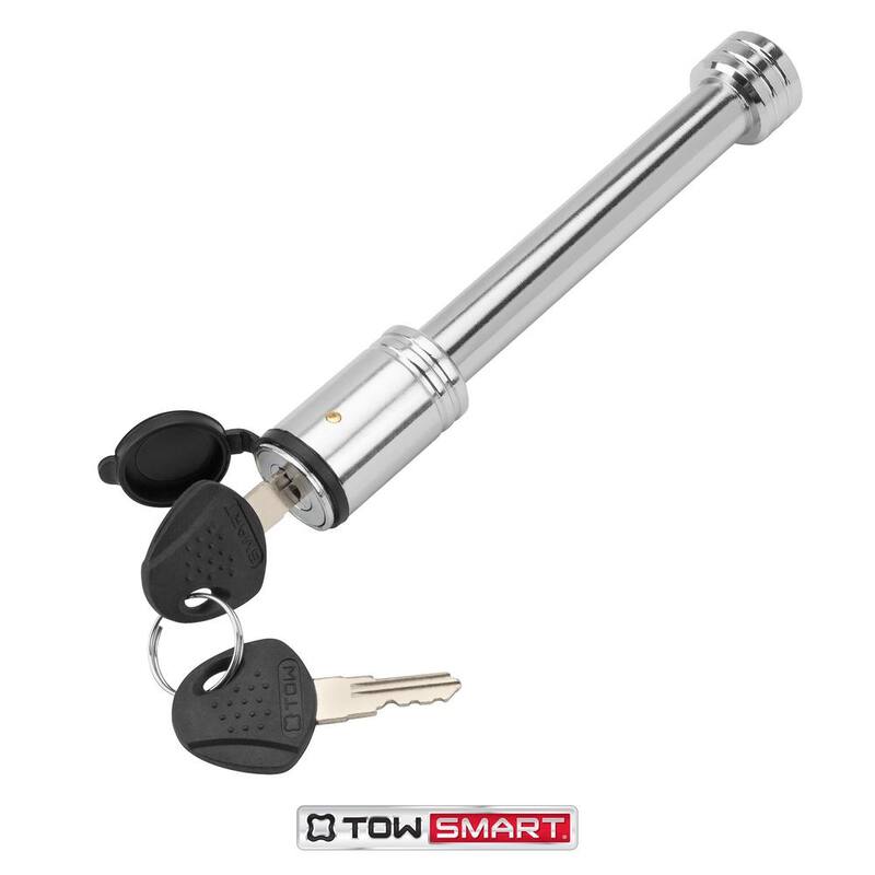 TowSmart Class 5 5/8 in. Barrel Style Receiver Lock 4 in. Span fits 2 in., 2-1/2 in. and 3 in. Receivers - 7279