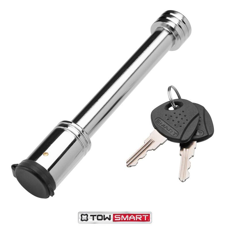TowSmart Class 5 5/8 in. Barrel Style Receiver Lock 4 in. Span fits 2 in., 2-1/2 in. and 3 in. Receivers - 7279