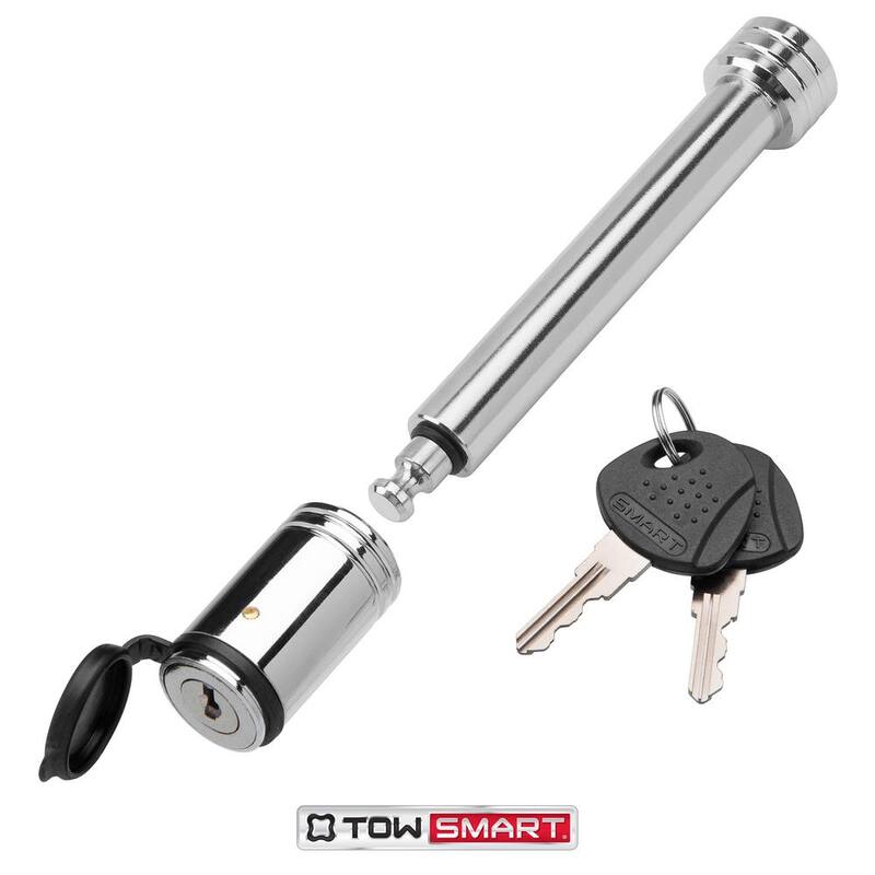 TowSmart Class 5 5/8 in. Barrel Style Receiver Lock 4 in. Span fits 2 in., 2-1/2 in. and 3 in. Receivers - 7279