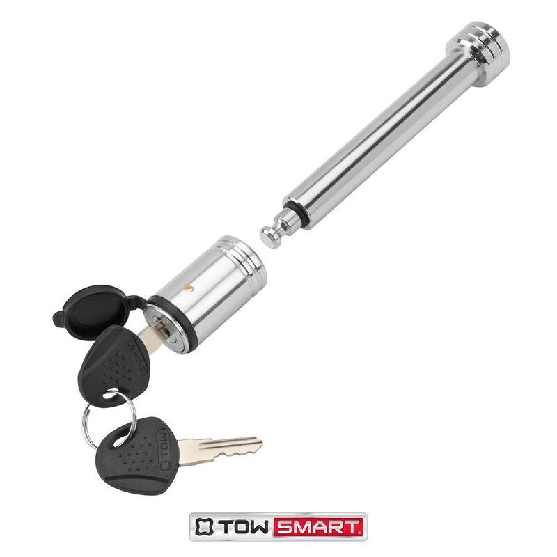 TowSmart Class 5 5/8 in. Barrel Style Receiver Lock 4 in. Span fits 2 in., 2-1/2 in. and 3 in. Receivers - 7279