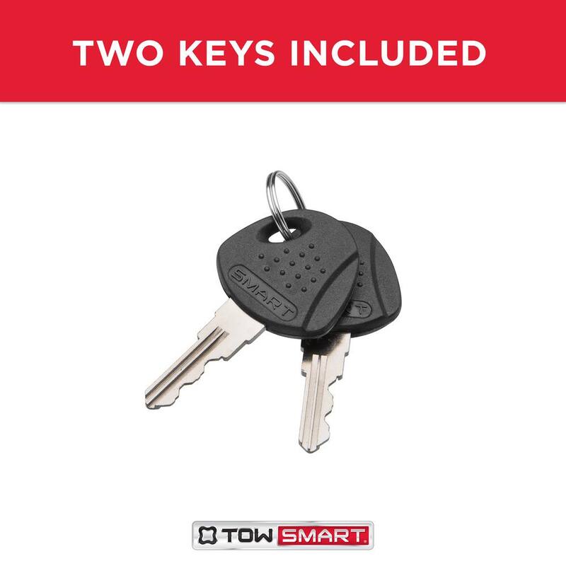 TowSmart Class 5 5/8 in. Barrel Style Receiver Lock 4 in. Span fits 2 in., 2-1/2 in. and 3 in. Receivers - 7279