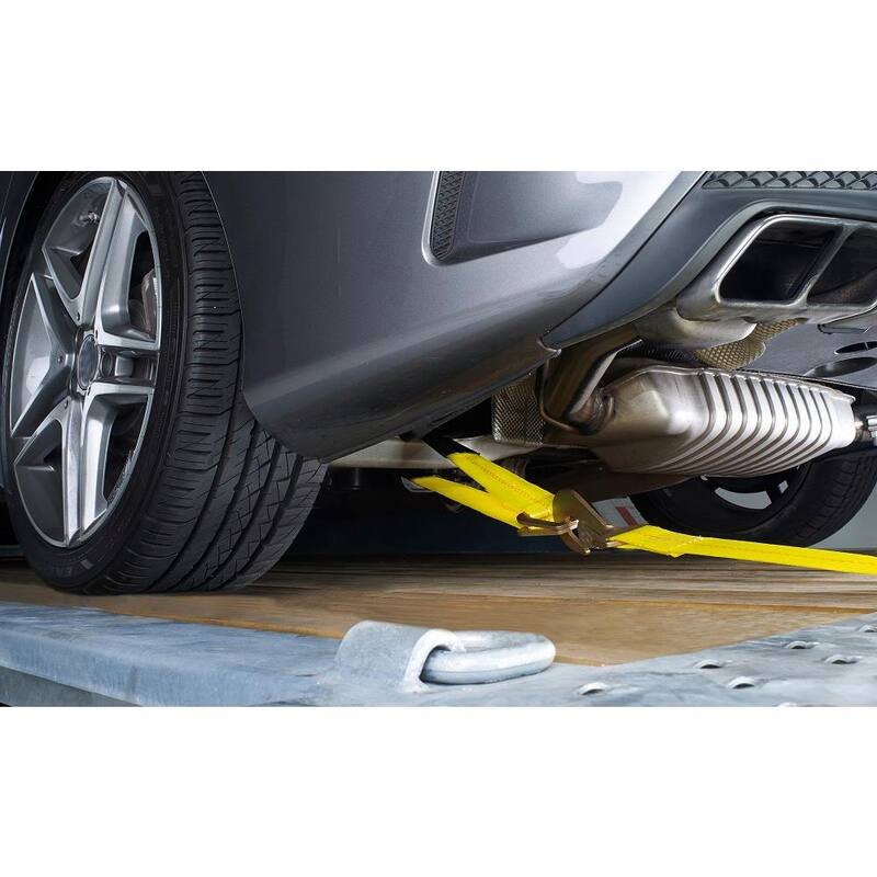 Keeper 2 in. x 36 in. x 3,333 lbs. Keeper Axle Strap with D-Ring and Protective Sleeve Rope - 04228