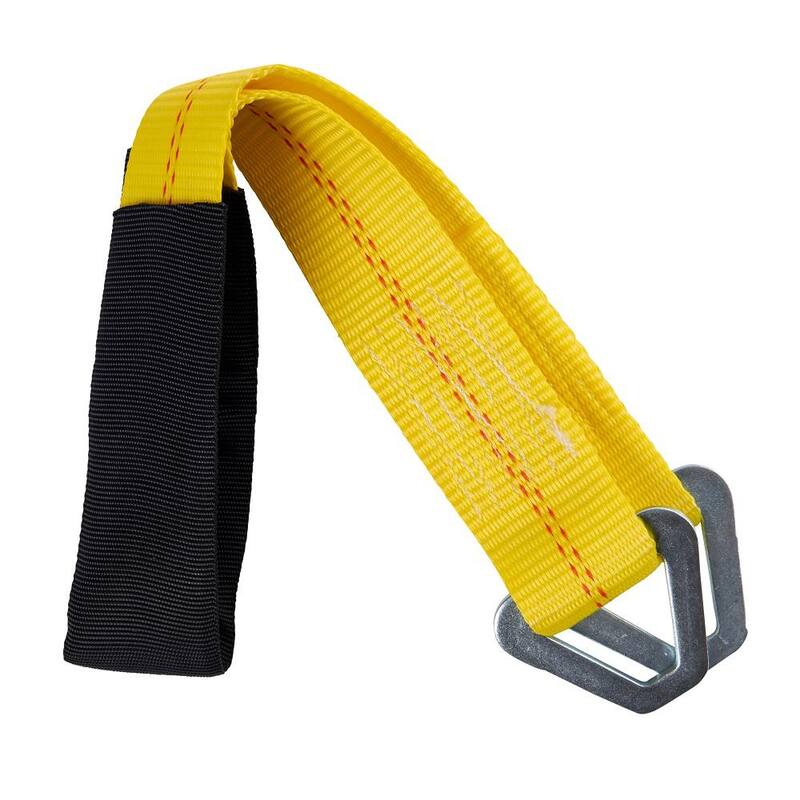 Keeper 2 in. x 36 in. x 3,333 lbs. Keeper Axle Strap with D-Ring and Protective Sleeve Rope - 04228