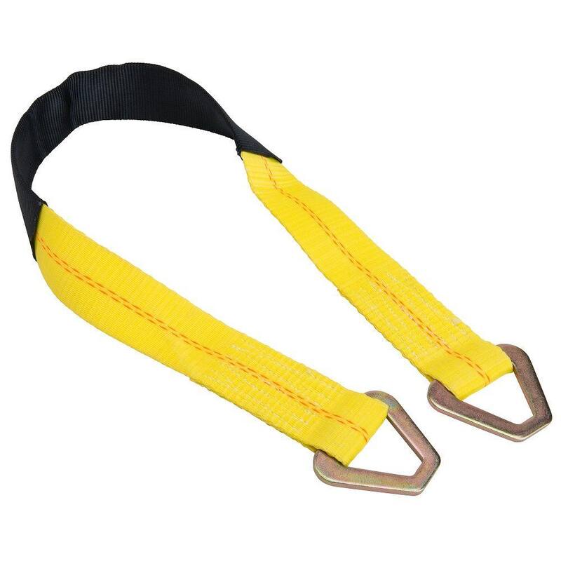Keeper 2 in. x 36 in. x 3,333 lbs. Keeper Axle Strap with D-Ring and Protective Sleeve Rope - 04228