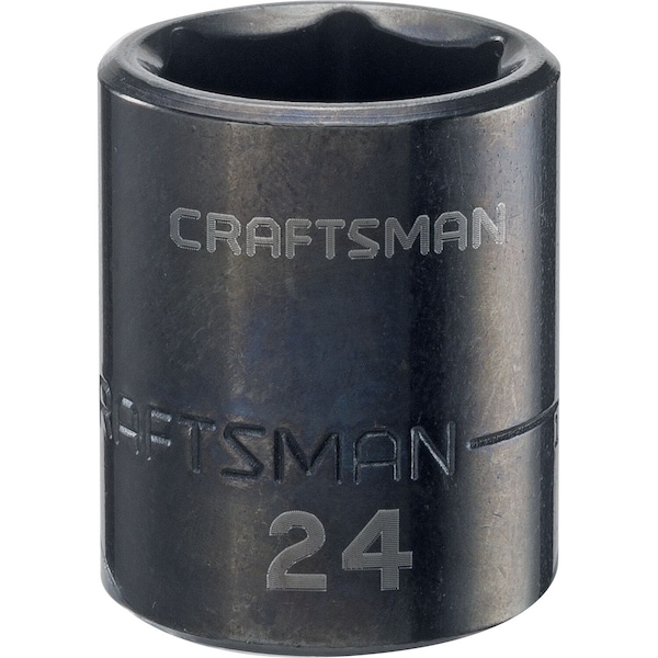 Craftsman Sockets, 1/2" Drive 24mm Metric Impact S - CMMT15870