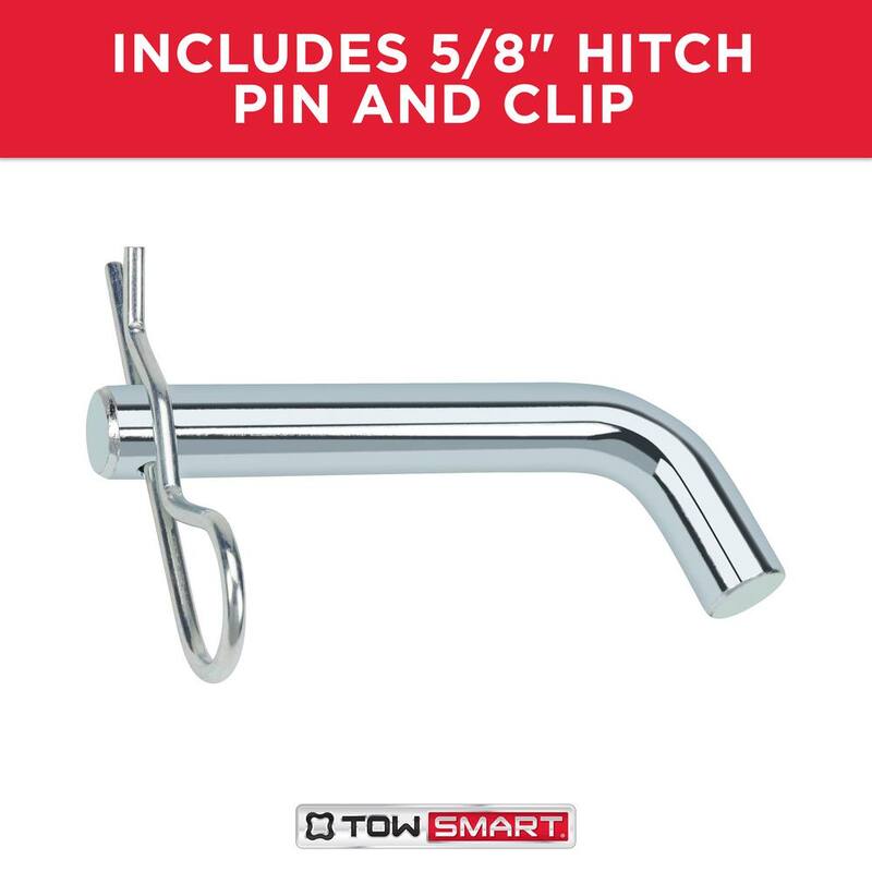 TowSmart Class V, 14,000 lbs. 5-1/2 in. Drop to 5-1/2 in. Rise, Adjustable X-Mount Trailer Hitch Dual Ball Mount - 9455