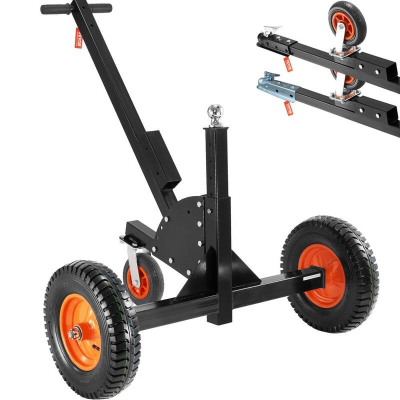 VEVOR Adjustable Trailer Dolly 1500 lbs. Trailer Mover with 23.6 - 35.4 in. Height and 2 in. Ball for Moving Car, RV, Trailer - TYSDQYCB1500325WUV0