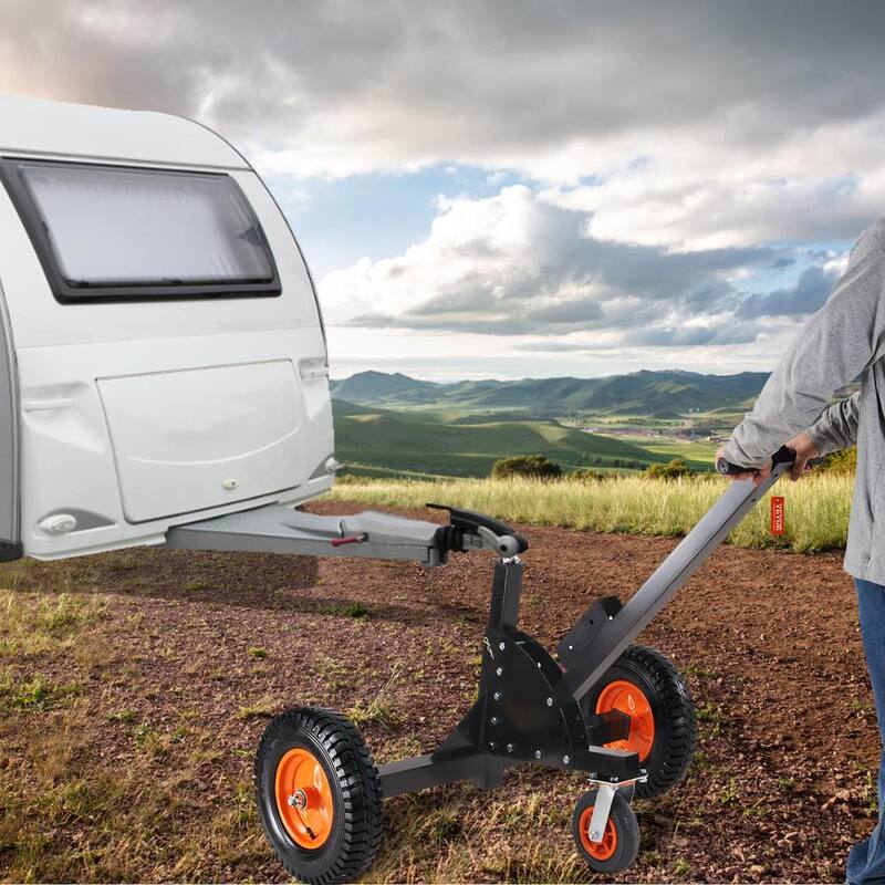 VEVOR Adjustable Trailer Dolly 1500 lbs. Trailer Mover with 23.6 - 35.4 in. Height and 2 in. Ball for Moving Car, RV, Trailer - TYSDQYCB1500325WUV0