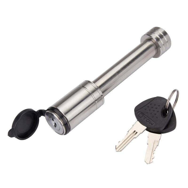 TowSmart 2.75 in. Stainless Barrel Style Receiver Hitch Pin Lock with Sleeve - 734M