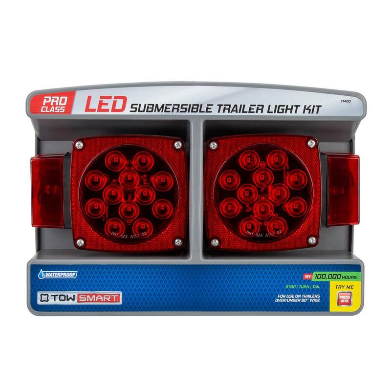 TowSmart Pro Class 80 in. Over and Under Submersible LED Trailer Light Kit - 1400