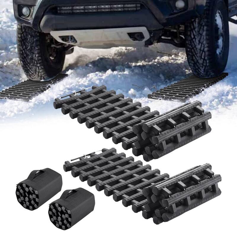 VEVOR 7TON Traction Boards with TPR Material, Recovery Boards for Off-road Vehicles/Cars/Pickups/SUVs/RVs, Pair Tire Mats - QCTKBLDS2JZDPQ3J6V0