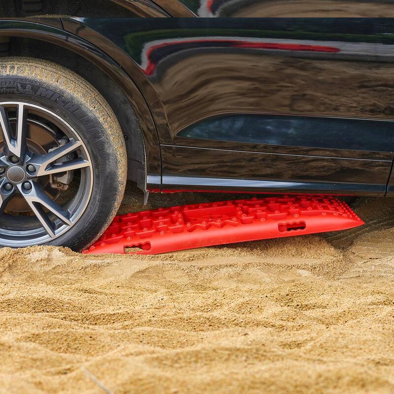 VEVOR 10T Traction Boards with PP Material Recovery Boards for Off-road Vehicles/Cars/Pickups/SUVs/RVs Pair Tire Traction Mats - QCTKBZBS2JZZK3NO1V0