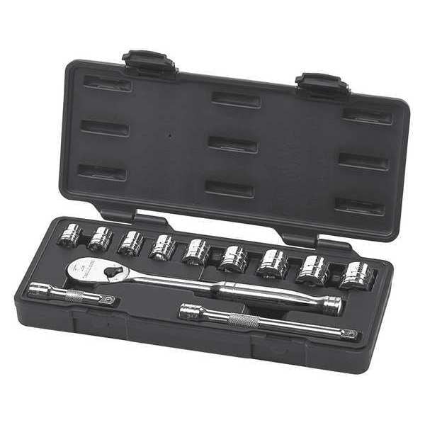 Gearwrench 12 Piece 3/8" Drive 6 Point Standard SAE Mechanics Tool Set - 80556
