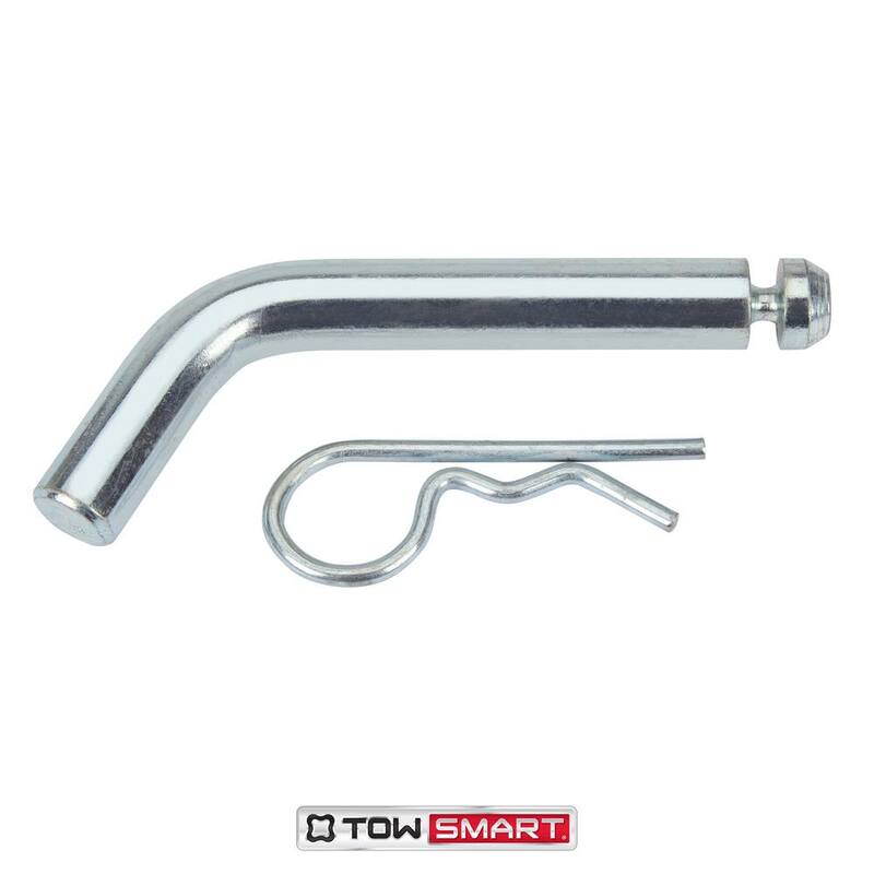 TowSmart Standard 5/8 in. dia Steel Bent Hitch Pin with Clip - Fits 2 in. x 2 in. Hitch Receivers - 747M