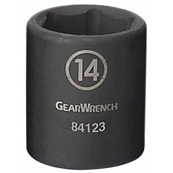 Gearwrench 1/4" Drive 6 Point Standard Impact Metric Socket 8mm - 84117