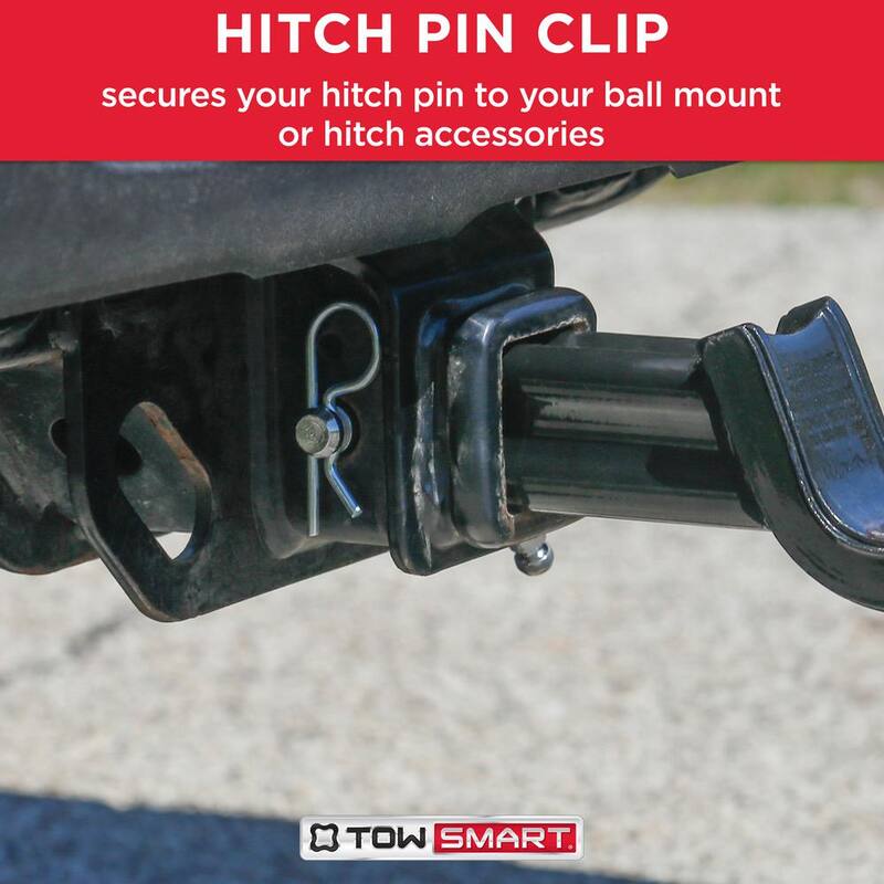 TowSmart Steel Hitch Pin Clips (3-Pack) - 739M