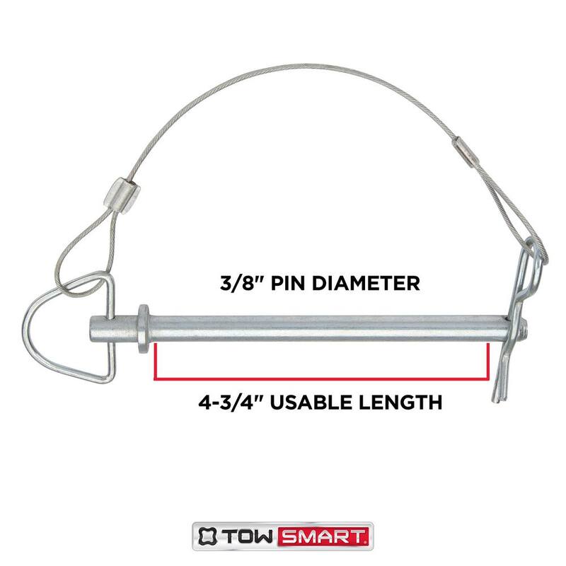TowSmart 3/8 in. x 4-3/4 in. Steel Clevis Pin - 1203