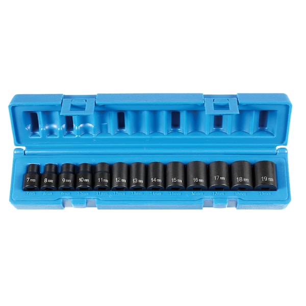 Grey Pneumatic SKT SET 3/8" DR ST 13PC  METRIC IM - GP1213M