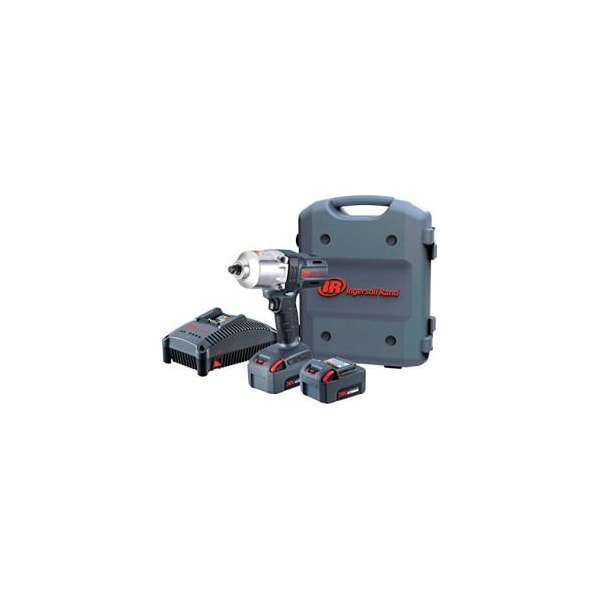 Ingersoll-Rand Ingersoll Rand W7150-K22 1/2" 20V Hi-Torque Cordless Impact Wrench Kit 2 Batteries 5.0Ah  - W7150-K22
