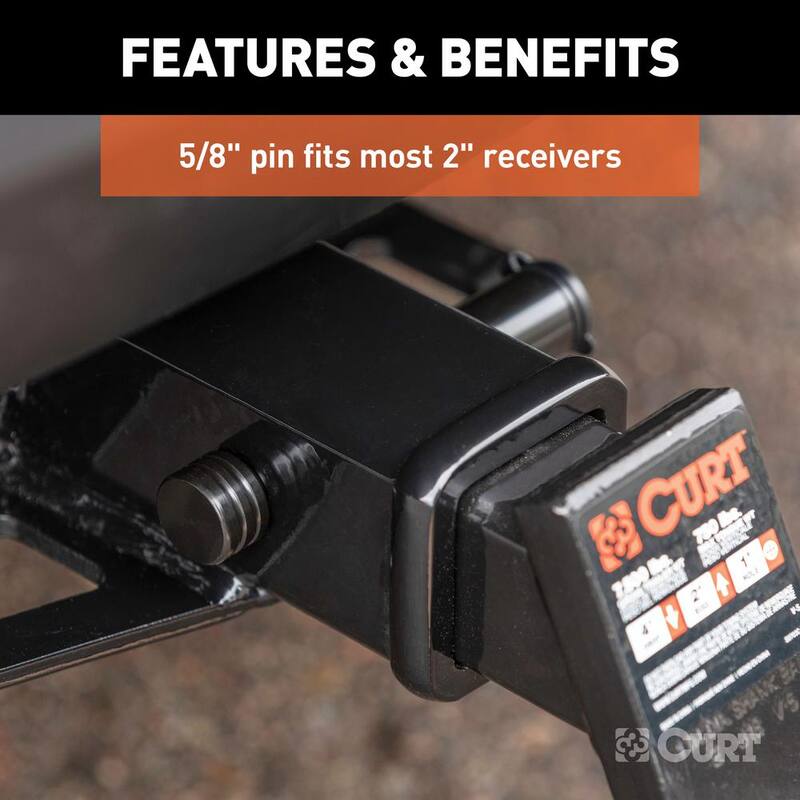 CURT 5/8 in. Barbell Style Trailer Hitch Lock for 2 in. Receiver - 23518