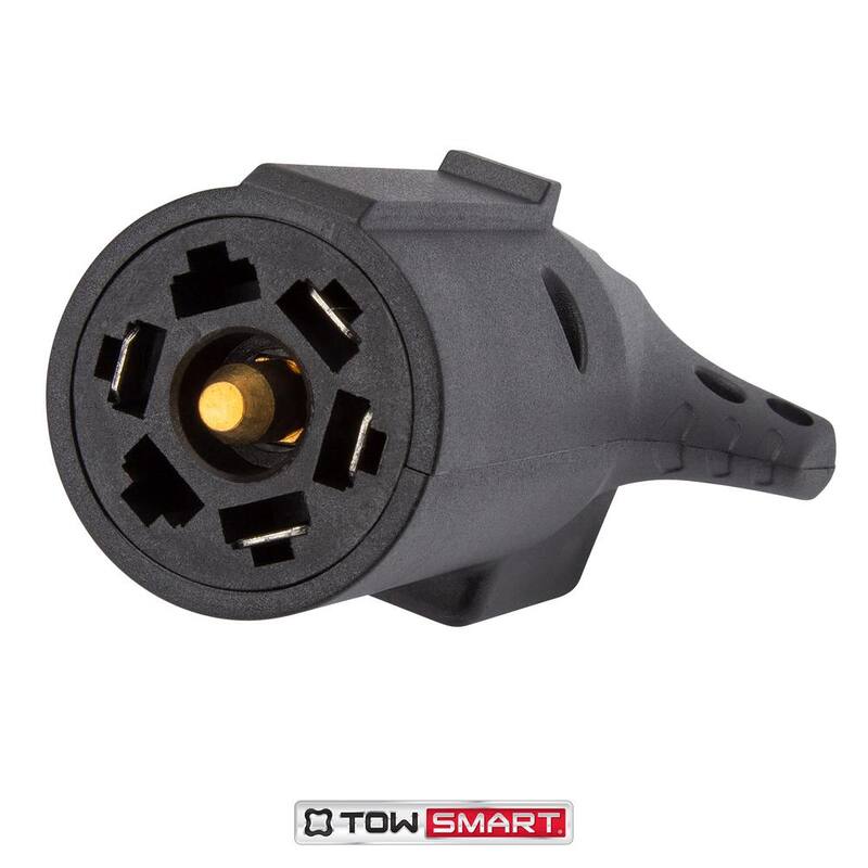 TowSmart 7-Way Blade to 5-Way Flat Trailer Light Wiring Adaptor - 1429