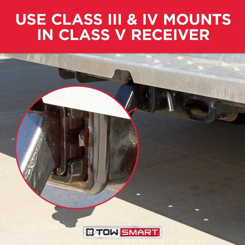 TowSmart Class 3/4 to Class V Receiver Adapter, Fits Up to 3 in. Receivers - 7369