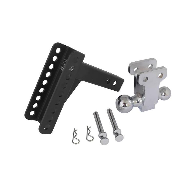 Trailer Valet Blackout 0 in. -6 in. Drop 14000 lbs. Capacity Class V Hitch - Adjustable (Dual Reversible 2 in. Plus 2-5/16 in.) - BSDH0040