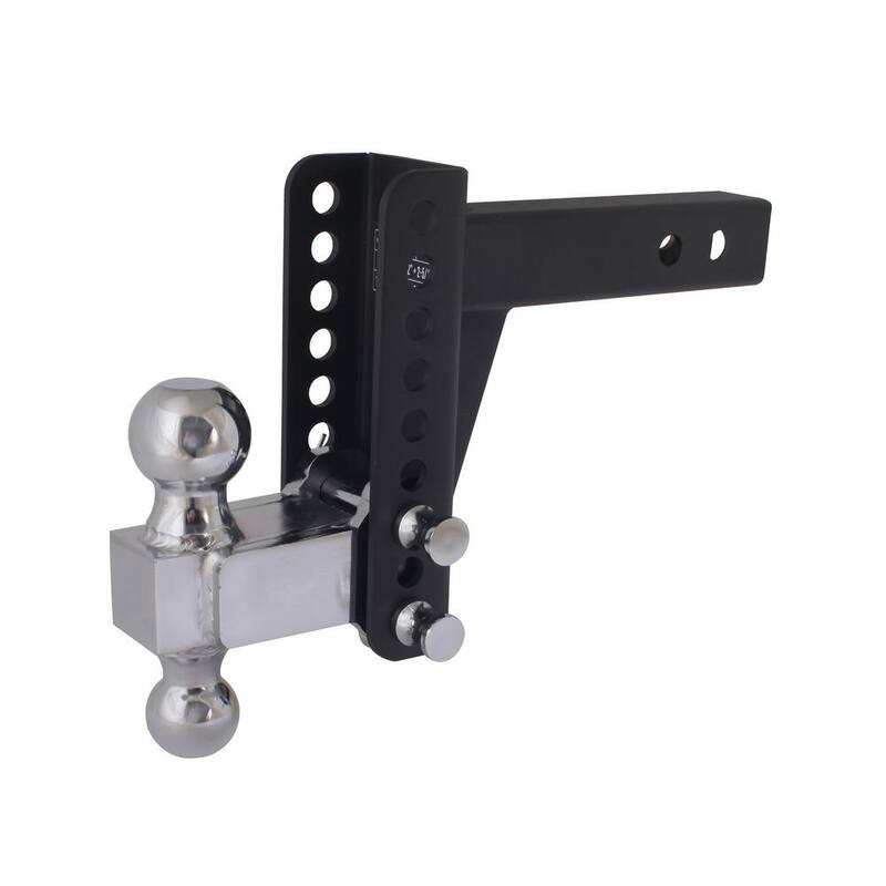 Trailer Valet Blackout 0 in. -6 in. Drop 14000 lbs. Capacity Class V Hitch - Adjustable (Dual Reversible 2 in. Plus 2-5/16 in.) - BSDH0040