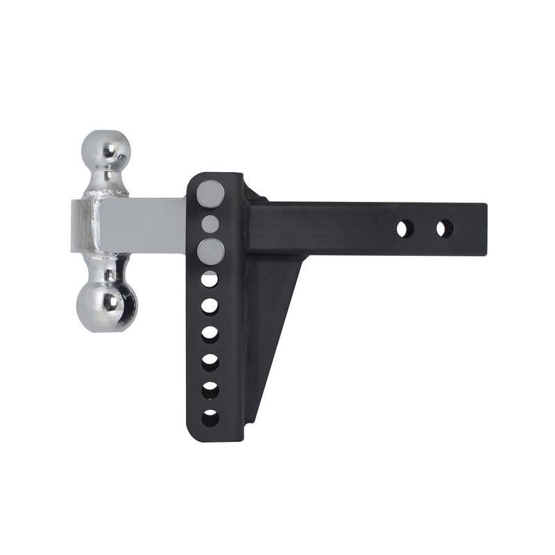 Trailer Valet Blackout 0 in. -6 in. Drop 14000 lbs. Capacity Class V Hitch - Adjustable (Dual Reversible 2 in. Plus 2-5/16 in.) - BSDH0040