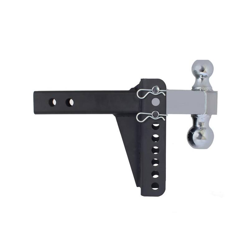 Trailer Valet Blackout 0 in. -6 in. Drop 14000 lbs. Capacity Class V Hitch - Adjustable (Dual Reversible 2 in. Plus 2-5/16 in.) - BSDH0040