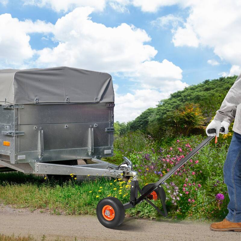 VEVOR Adjustable Trailer Dolly, 600 lbs. Tongue Weight Capacity, Carbon Steel Trailer Mover with 16-24 in. Adjustable Height - TYSDQYCBX6002IXQVV0-819
