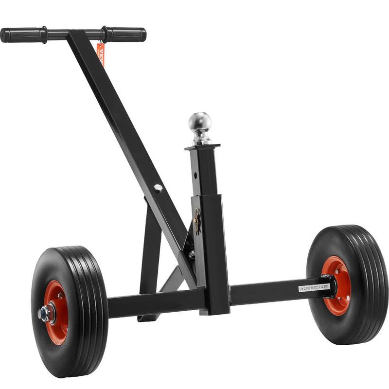 VEVOR Adjustable Trailer Dolly, 600 lbs. Tongue Weight Capacity, Carbon Steel Trailer Mover with 16-24 in. Adjustable Height - TYSDQYCBX6002IXQVV0-819